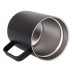 Termo,taza portátil de acero inoxidable para calor y frío con tapa sellada de 420ml BZ412