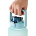 Botella,termo de agua para gimnasio de 2 litros de capacidad con pegatinas BZ6139