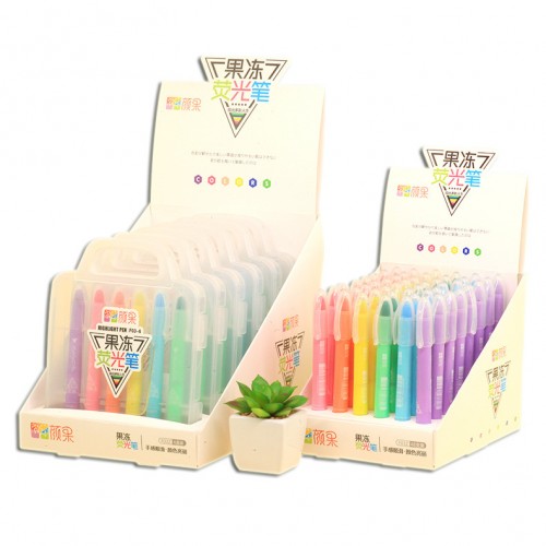 Marcatextos fluorescente de 6 colores para niños F03Z-48
