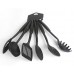 Juego de 13 ollas y utensilios de cocina(7 ollas de acero inoxidable+6 utensilios de cocina de silicona LU8067