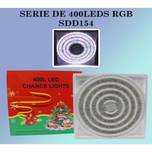 Series de luces con 400 led, colores + cálida SD154 