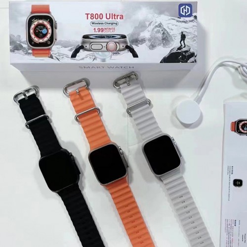 Smart watch T800 ultra, reloj inteligente pantalla de 1.99" SW204