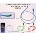 Cable USB reforzado magnético V8 SX254
