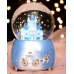 Bola de cristal de castillo de princesa,copo de nieve con caja de música 8*8*15cm TOY515