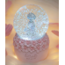 Bola de cristal de niña,copo de nieve con caja de música 10*10*15.5cm TOY519