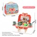 Bolsa de juguetespara niñas (3 tipos mixtos: espejo de maquillaje, cocina, supermercado) DE 35,5*26*32 cm TOY741