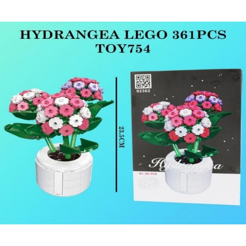 Flor de lego hydrangea de 361pzs TOY754