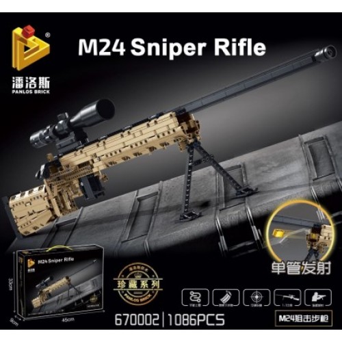 Lego sniper M24 con 1086 pzs (26*15*108cm) TOY842