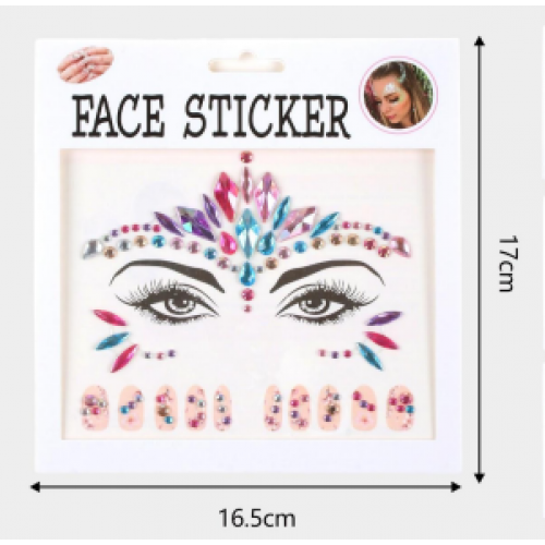 Sticker facial de corona (16.5*17CM) 12538