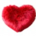 Alfombra tapete de corazón color sólido 80*90cm 16-0431