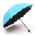 Paraguas plegable manual de doble uso para sol y lluvia 2367