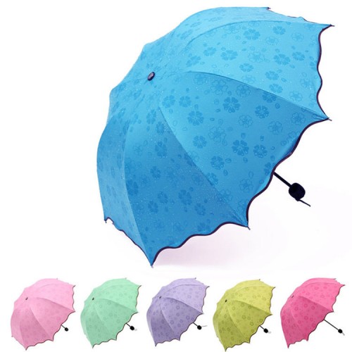 Paraguas con flores para lluvia 2680