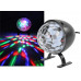 LED Mini Luz de proyección giratoria colorida 3W Pequeña bola mágica