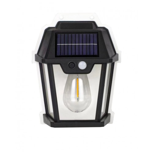Lámpara de pared solar LED para exteriores lámpara de pared exterior impermeable lámpara de jardín al aire libre con sensor de movimiento mayoreo 60038