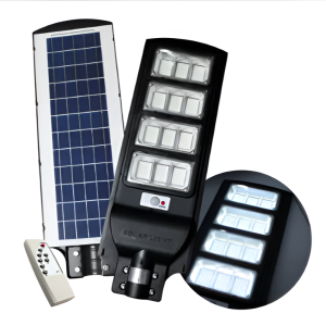 Lampara paleta solar 400W de potencia con placa solar integrada luz led (incluye control) 60139