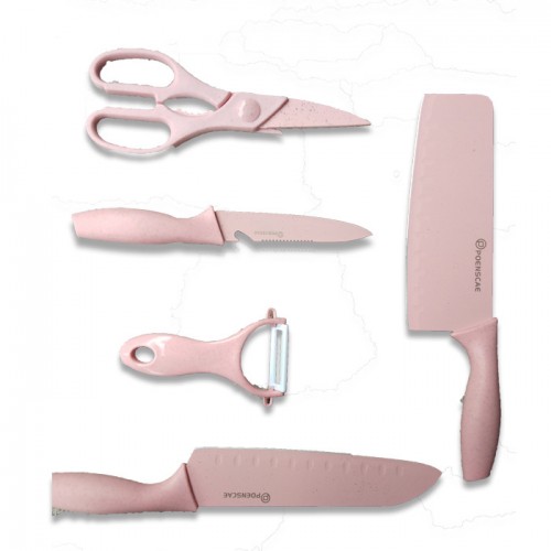 Set de cuchillos de 5 pcs en rosa 61297