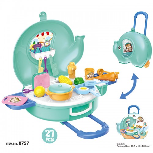 Set de juguete de cocina tipo mochila 7074B