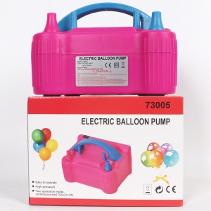 Máquina infladora eléctrica, bomba infladora, herramienta eléctrica para globos, bomba para globos de doble orificio, cumpleaños
