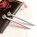 Bolígrafo de diamante de cristal metálico creativo transfronterizo, color plateado 80417