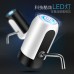 Bomba de agua eléctrica (modelo recargable por USB) con luz LED LU8652