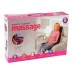 Cojín de masaje multifuncional de doble uso para el hogar y el automóvil 100B (con ajuste de control remoto inteligente + calefacción) conjunto con caja 80785