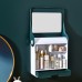 Caja de almacenamiento de cosméticos de tipo flip para pared grande (modelo de exención+cajón) 80811