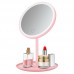 Espejo de maquillaje de belleza LED 3 en 1 (con luz LED+caja de almacenamiento) 80831
