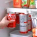 Estante de almacenamiento para colocar latas en el refrigerador 80918