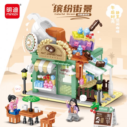 Bloque de construcción lego de restaurante y máquina de juegos 18*14*13cm Z01003
