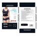 Masajeador inteligente de cintura y músculos abdominales EMS (con pantalla LCD) Modelo para mujer 81025