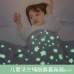 Manta infantil de franela con diseño de estrellas y lunas (versión luminosa) 1.2*1.5M 81069