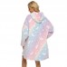 Pijama de franela con estilo de unicornio y luna con estrellas (luminoso) 81072