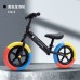 Bicicleta de equilibrio para niños (estructura de acero inoxidable) ruedas de colores geniales 12 pulgadas 90124