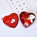 Regalo del día de San Valentín·Caja de regalo con oso y flor rosa de la serie Love 90167