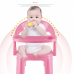 Silla de comedor plegable multifuncional para bebés (con portavasos + mesa de comedor + cinturón de seguridad) 55*50*40cm 90175