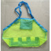 Bolsa de mano a malla, azul y verde     BAG10