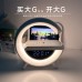 Altavoz Bluetooth con pantalla LCD inalámbrica Big G (con luz ambiental + pantalla LCD + función de carga inalámbrica + calidad de sonido HIFI+Reloj)BG-E