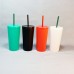 Vasos de unicornio paquete de 5 vasos mágicos cambian color con tapa + popote *18*10*8cm* 710ML BZ509