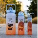 Trío de botellas de agua motivacionales Juego 3 PZS, 2000ml+900ML+ 280mlts con pegatinas BZ6167