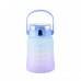 Botella de agua capacidad 1100ml con pegatinas BZ682