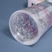 Vaso de acrílico con tapa y luz led, de diseño espacial de 450ML