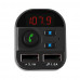 Transmisor bluetooth FM cargador USB Manos Libres con control para carro CC28