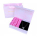 Caja para rosa en forma de regalo 