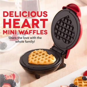 Mini wafflera en forma de corazón D-20434