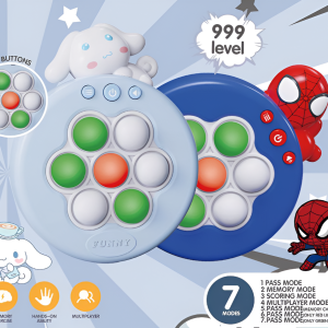 Pop it electrónico redondo 7 modos de juego Cinnamoroll/Spiderman -20731