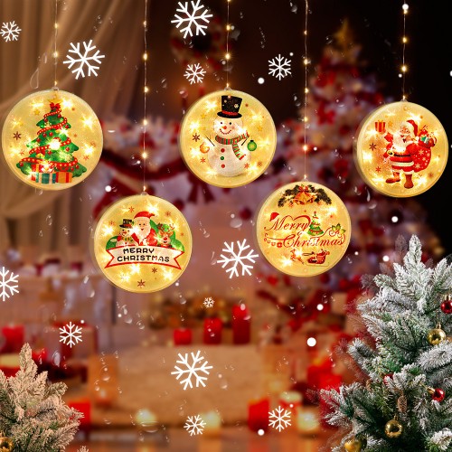 Tira de luces redondas de decoración navideña (MULTICOLOR) DP-10151