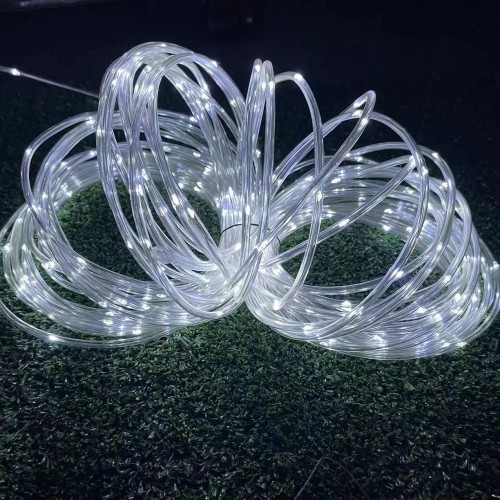 Luz de manguera guirnalda impermeable al aire libre, luces LED decoradas para fiestas y navidad color BLANCO 5M DP-1099