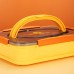 Lonchera de cuatro compartimentos Little Yellow Duck de 19,5 x 26,5 x 6,5 cm acero inoxidable y plástico FH207