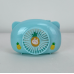 Mini ventilador de frutas de colores pastel recargable FS314