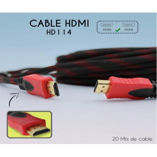 Cable HDMI de 20mtrs HD114